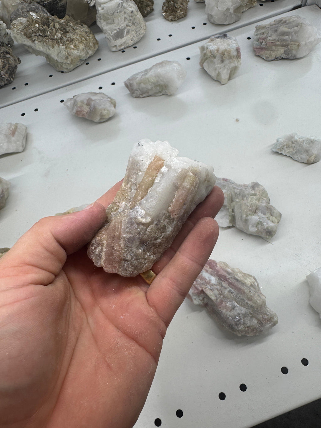 Pink Tourmaline in Albite with Morganite