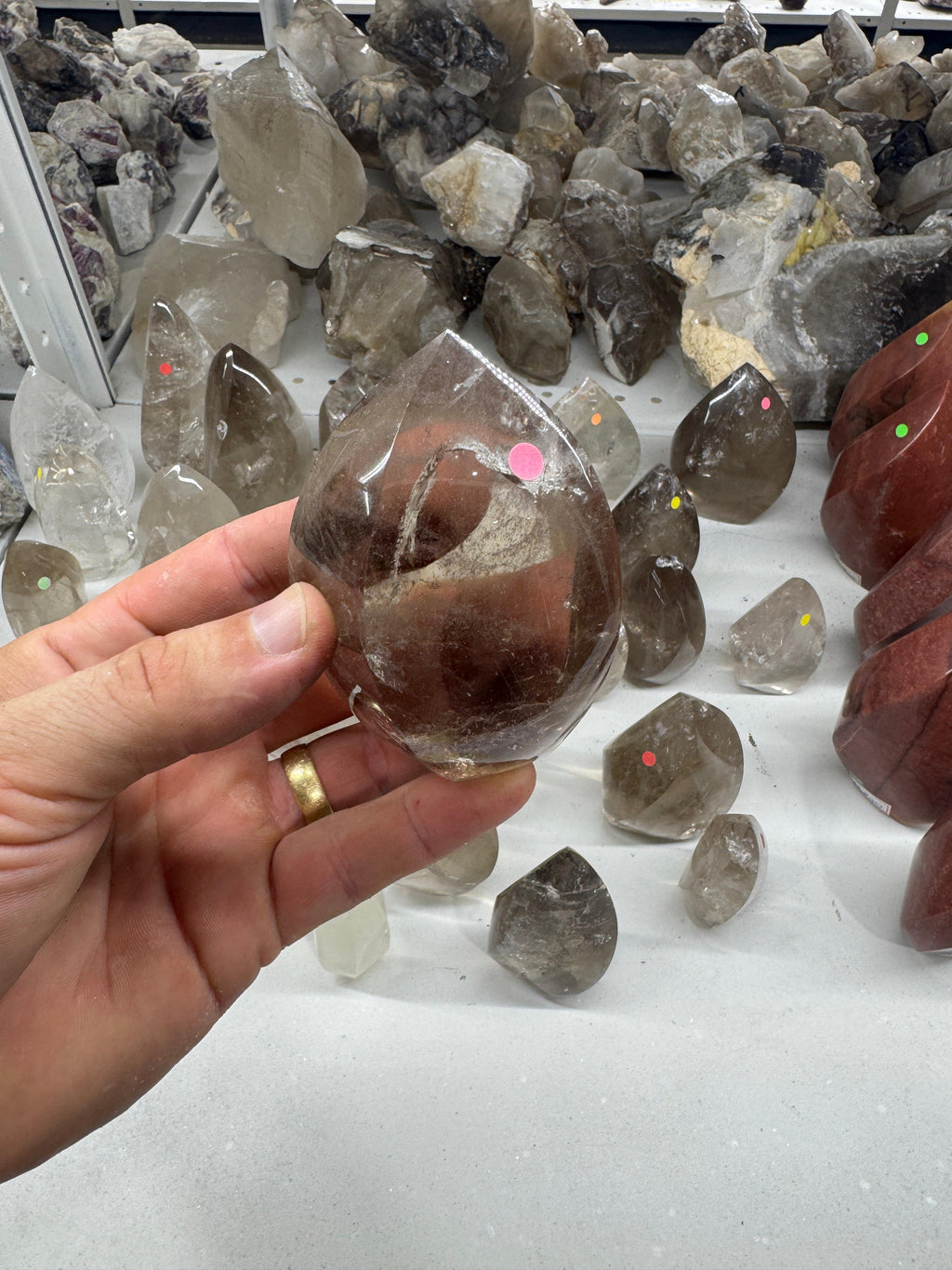 Smoky and Clear Quartz (Flames, Towers and Free forms )