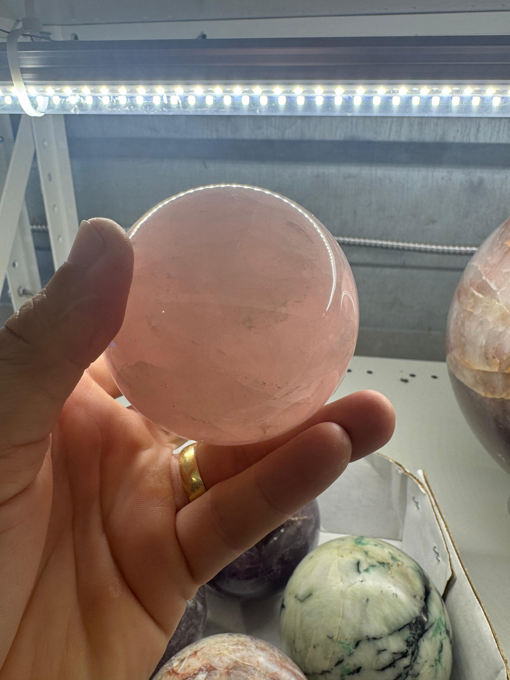Mixed Crystal Spheres