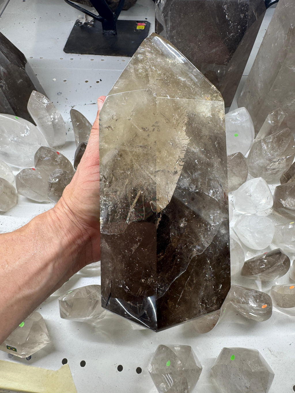 Smoky and Clear Quartz (Flames, Towers and Free forms )