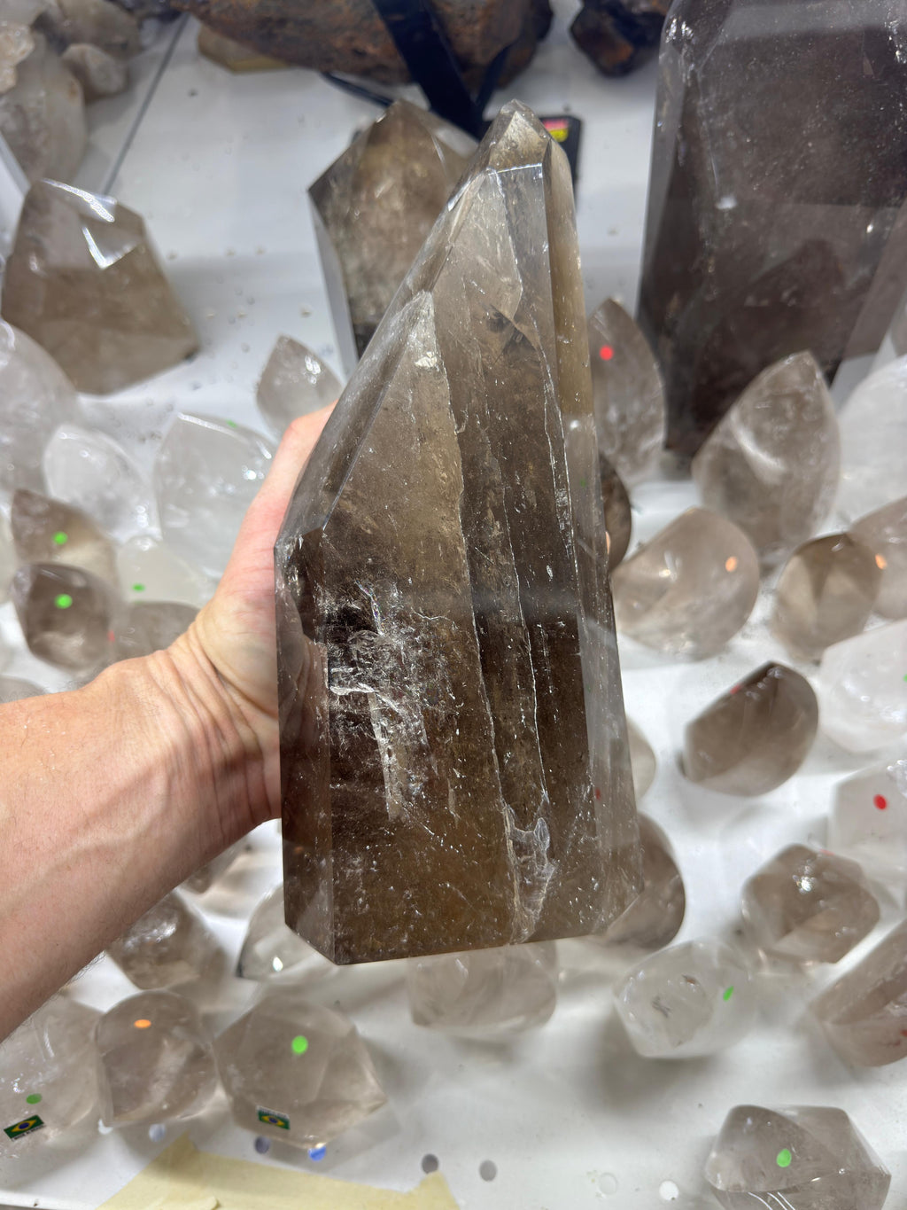 Smoky and Clear Quartz (Flames, Towers and Free forms )