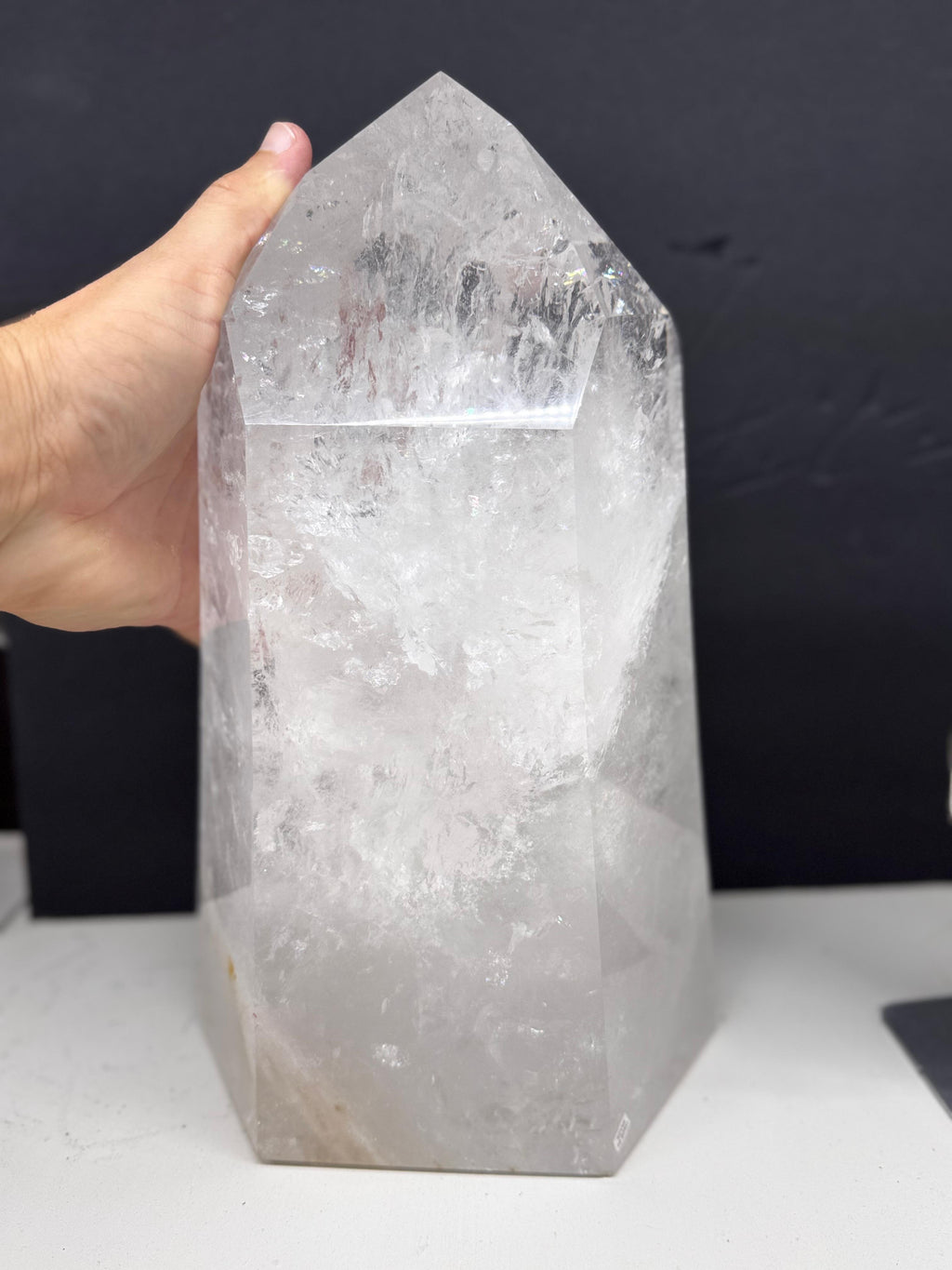 Lemurian towers and Polished Lemurian on Stand