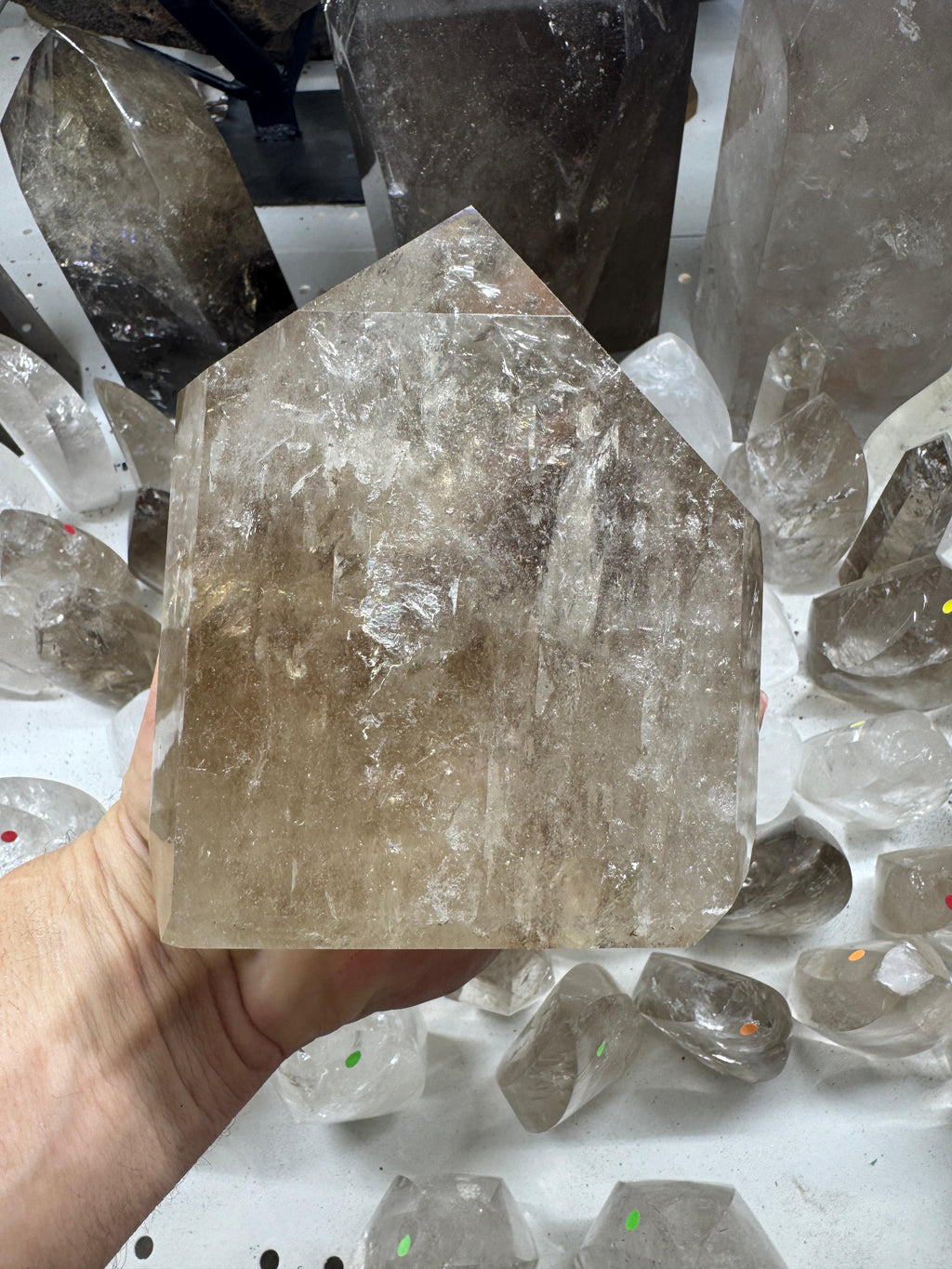 Smoky and Clear Quartz (Flames, Towers and Free forms )