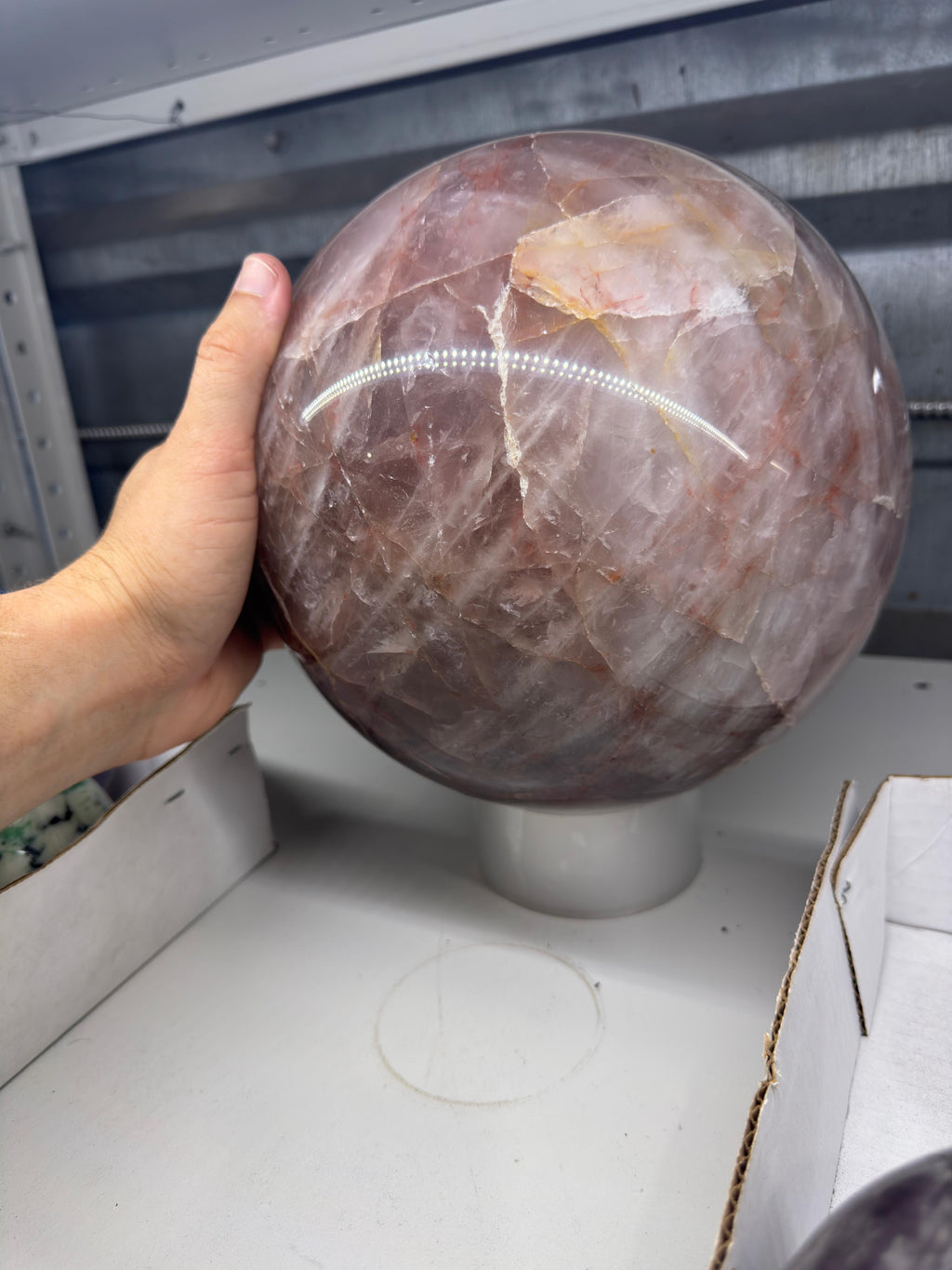 Mixed Crystal Spheres