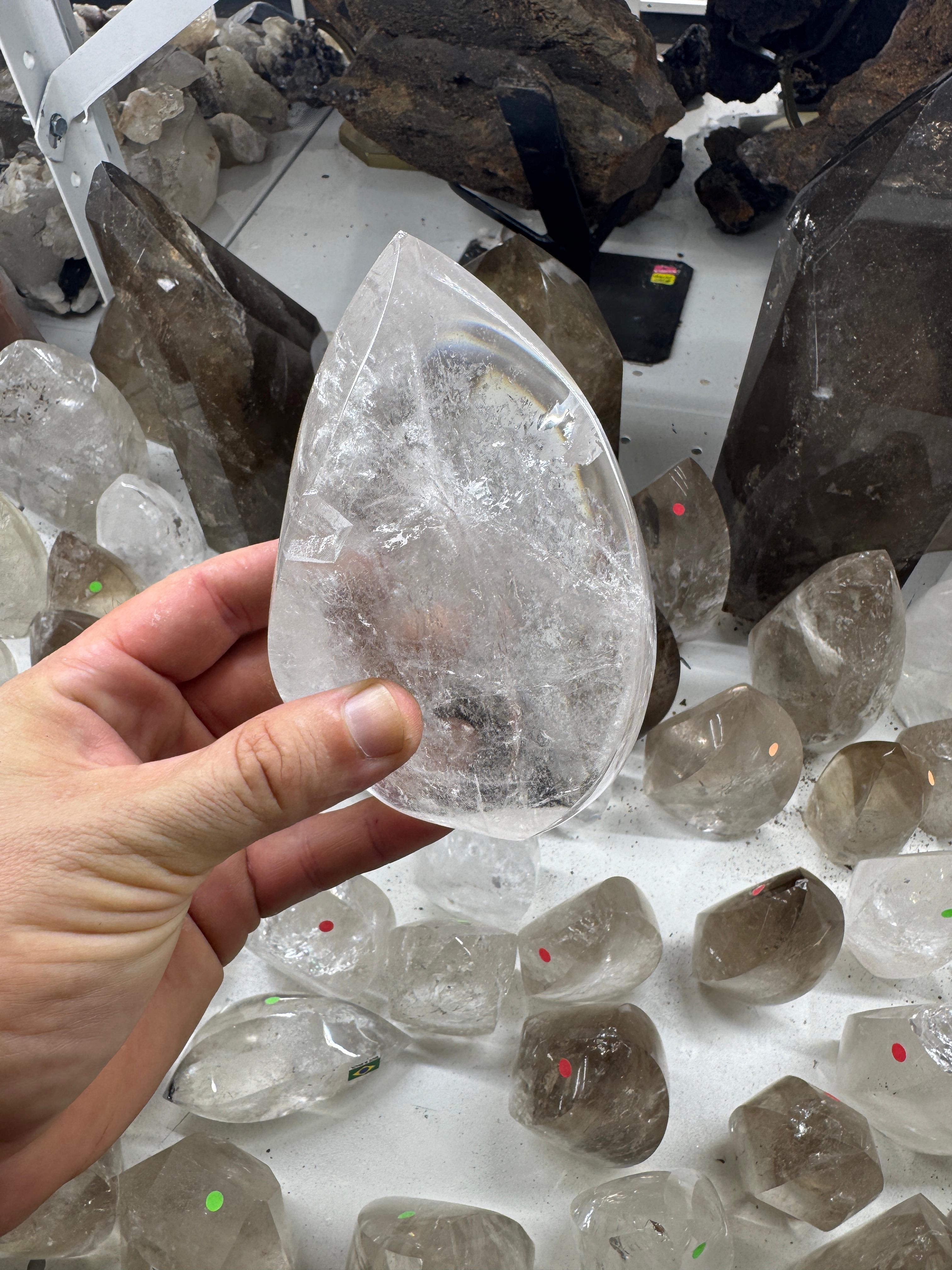Smoky and Clear Quartz (Flames, Towers and Free forms )