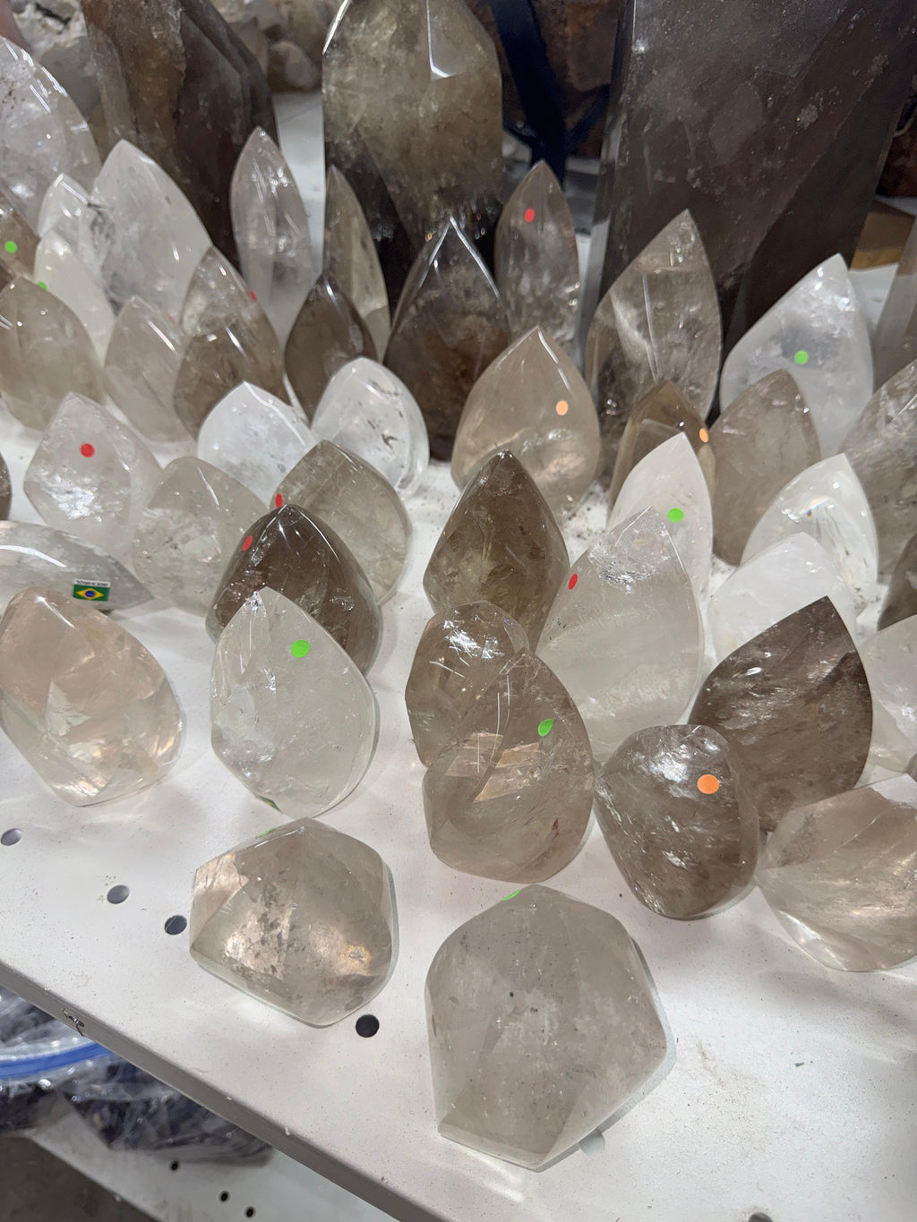 Smoky and Clear Quartz (Flames, Towers and Free forms )
