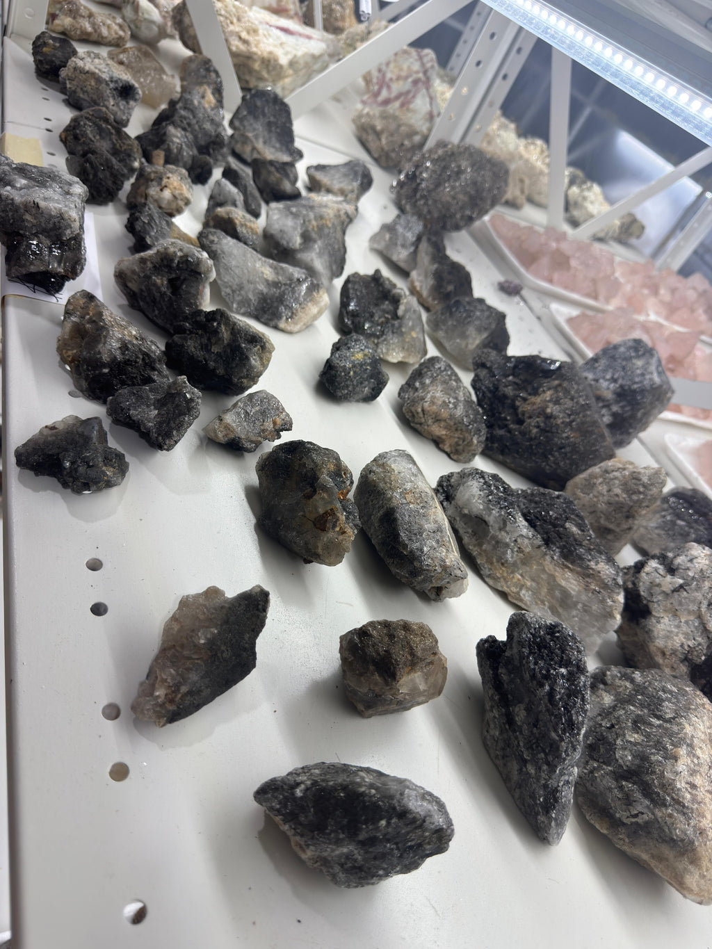 Black Tourmaline in Quartz