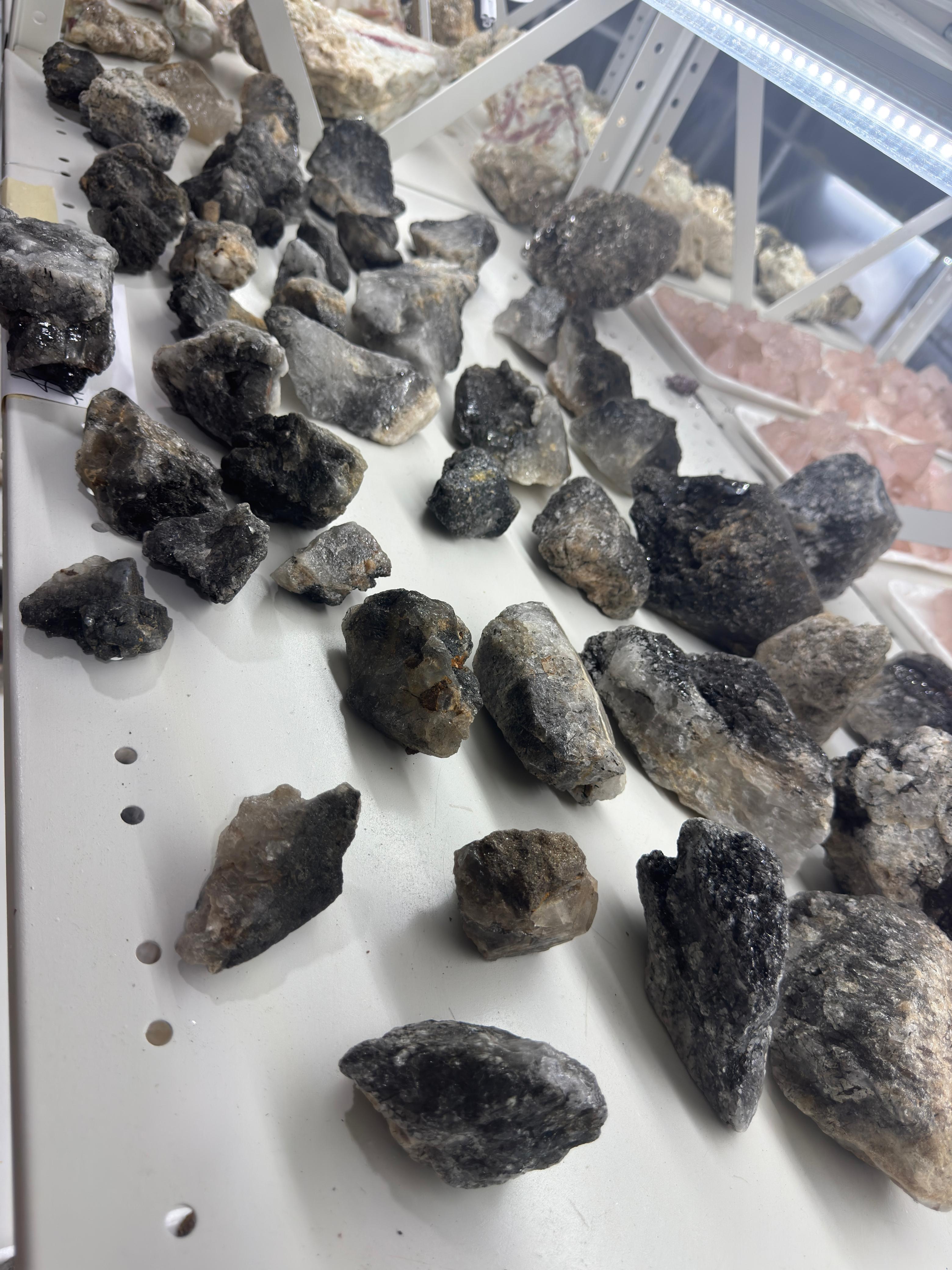 Black Tourmaline in Quartz