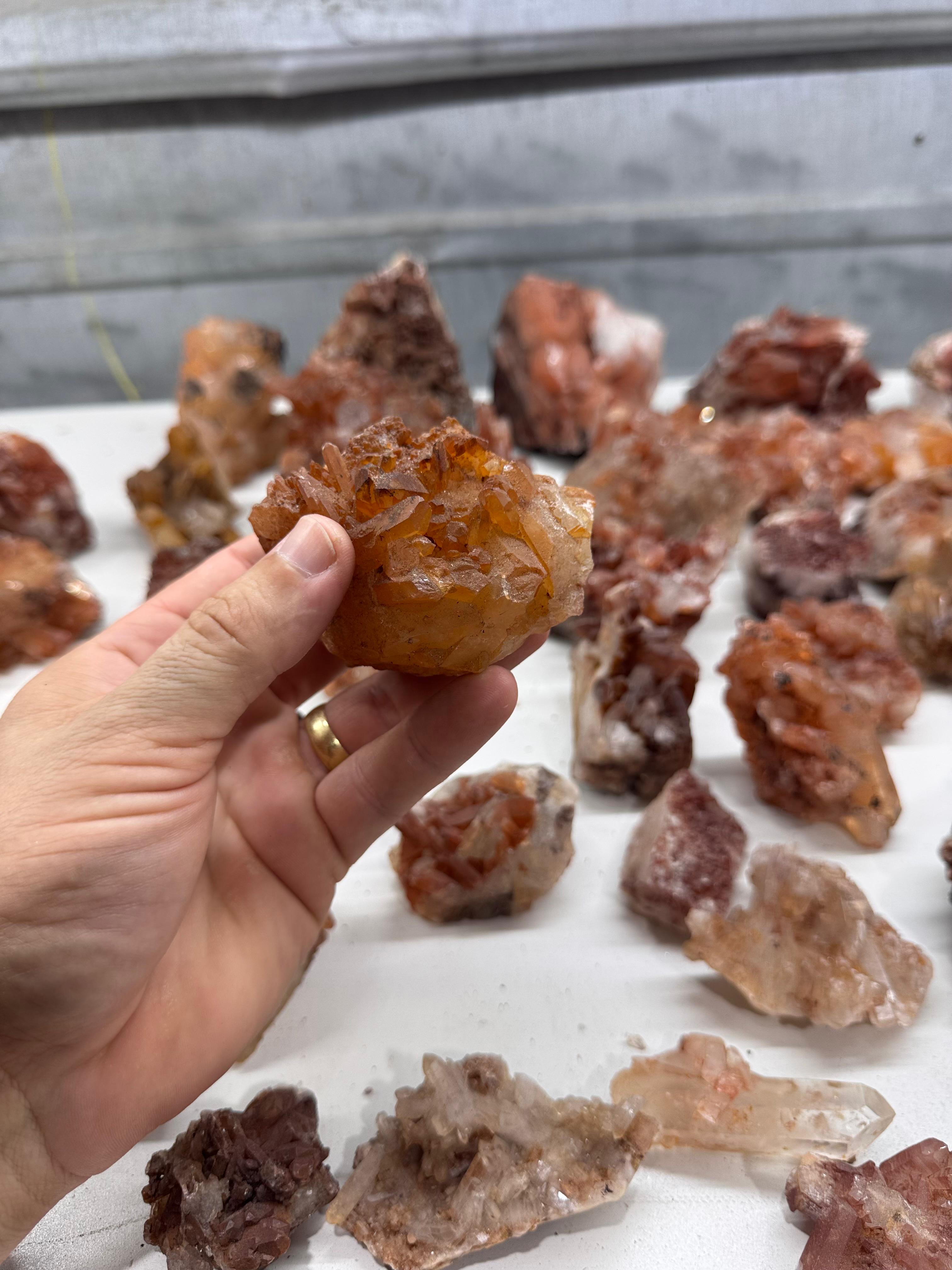 Tangerine quartz
