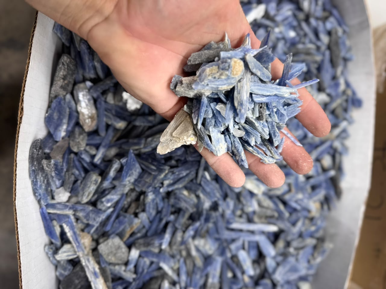 Blue and Black kyanite Blades