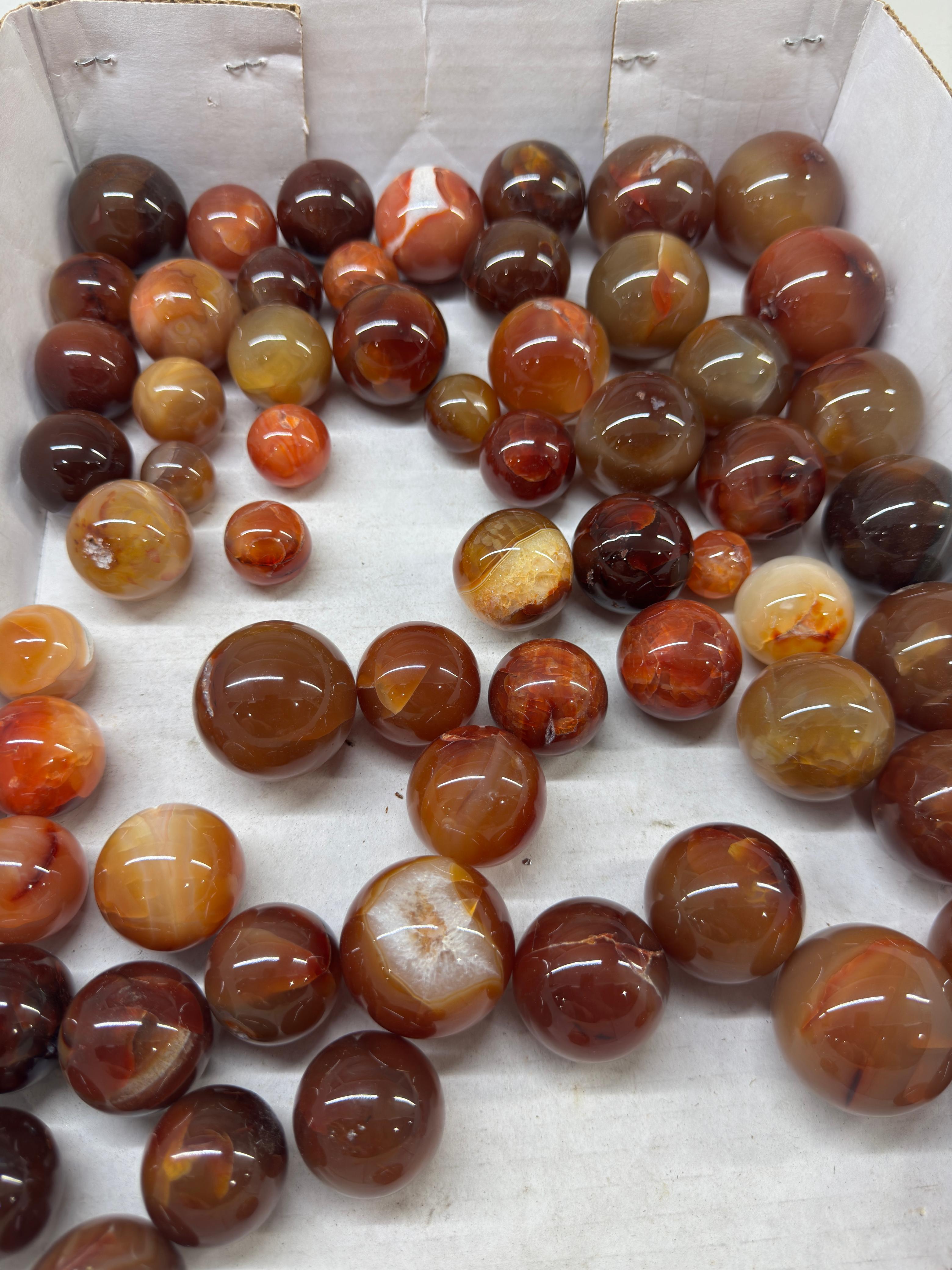 Carnelian Spheres