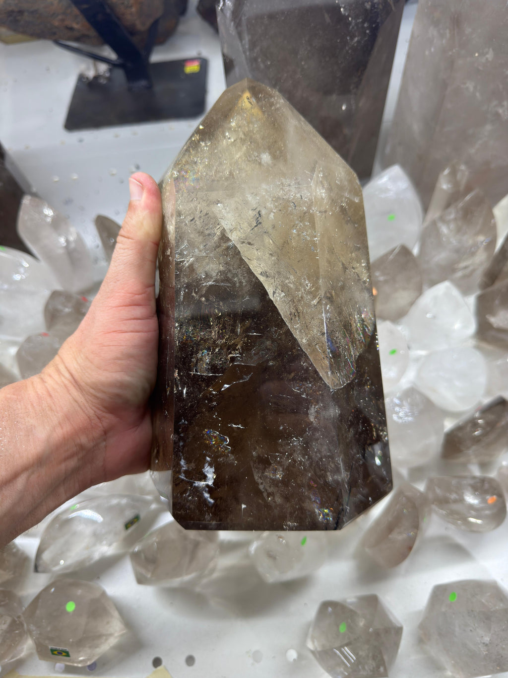Smoky and Clear Quartz (Flames, Towers and Free forms )