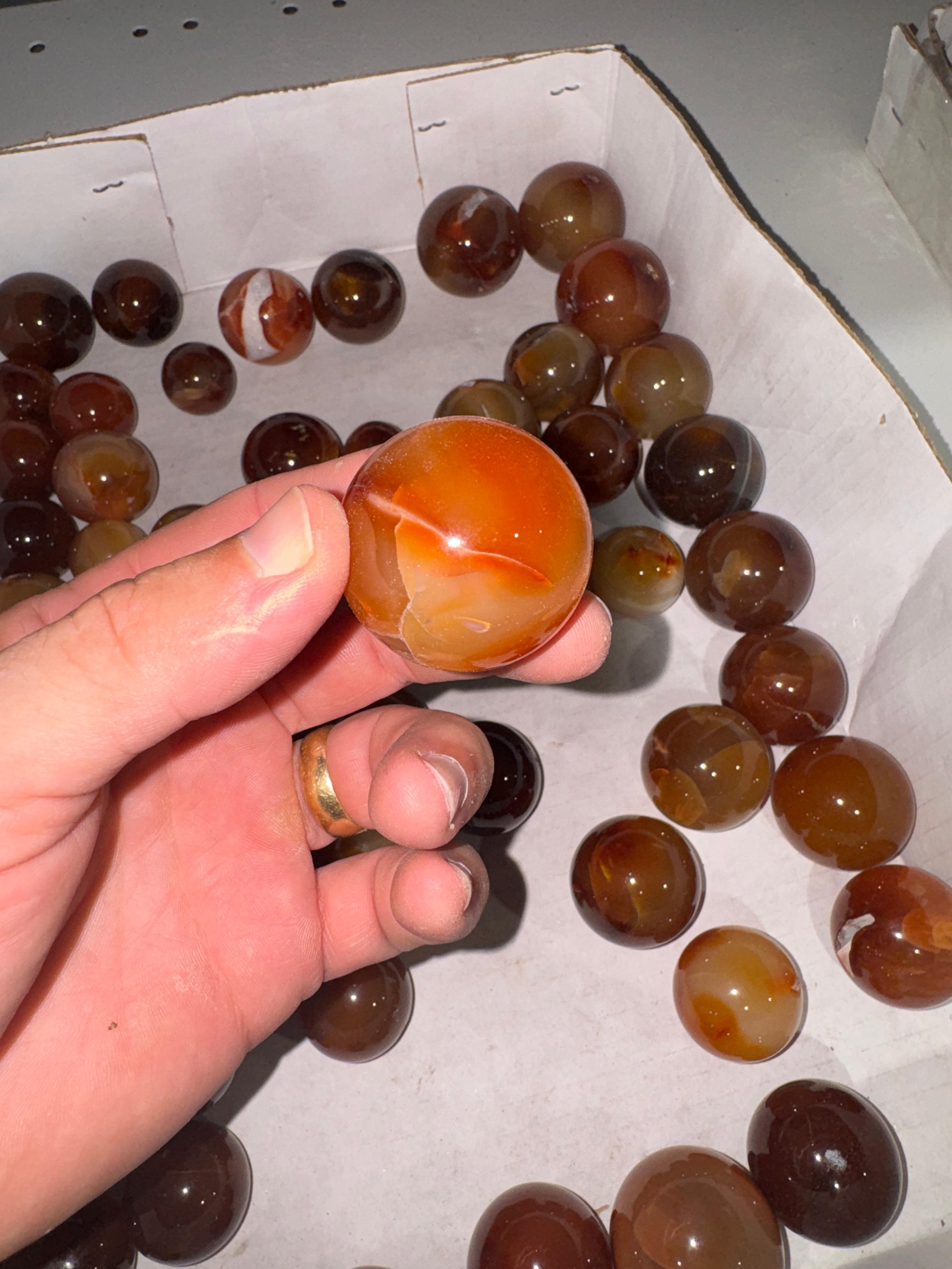 Carnelian Spheres