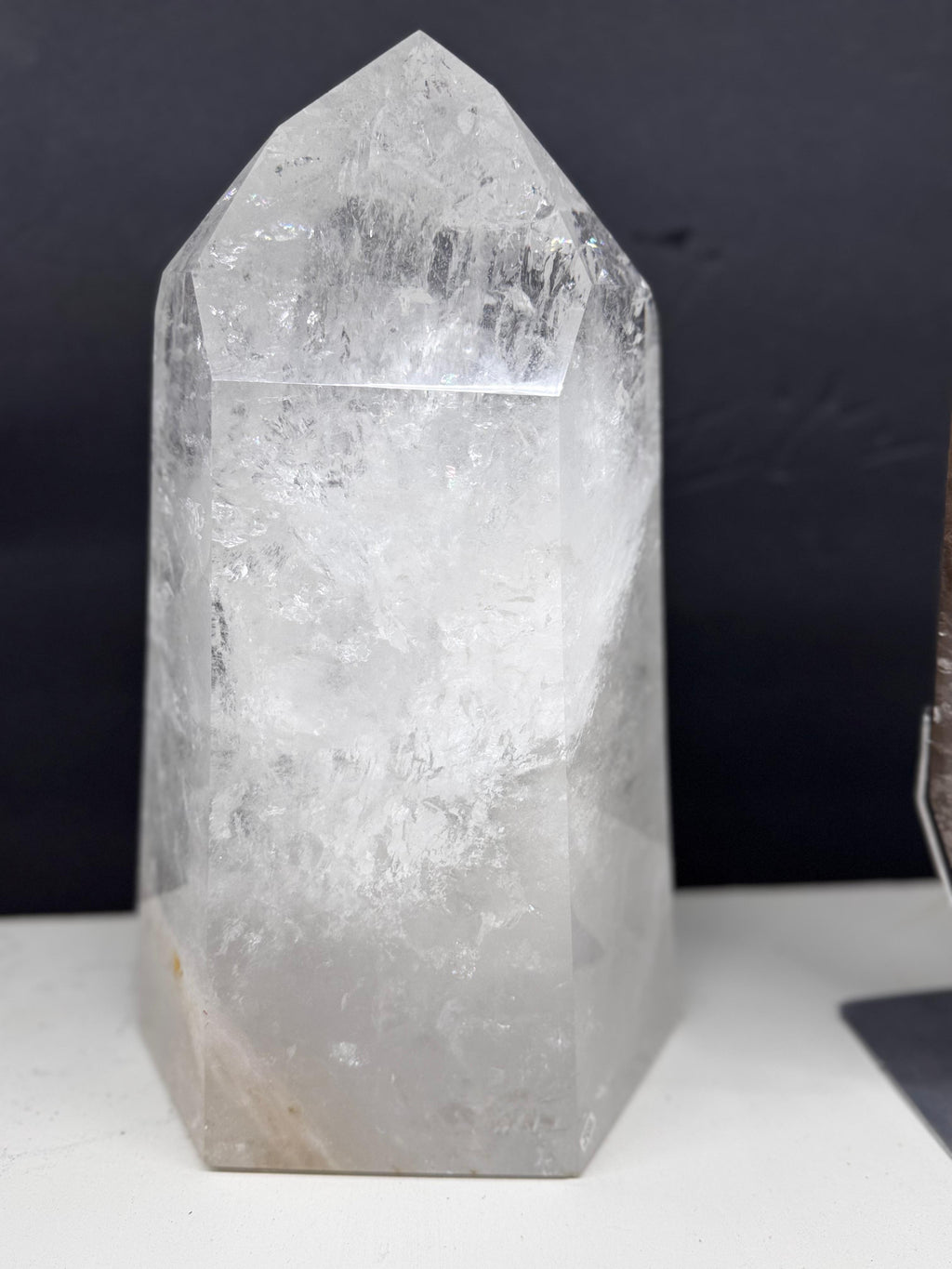 Lemurian towers and Polished Lemurian on Stand