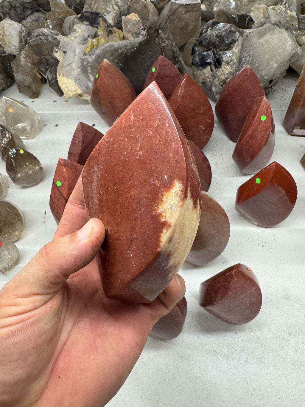 Red Jasper Flames