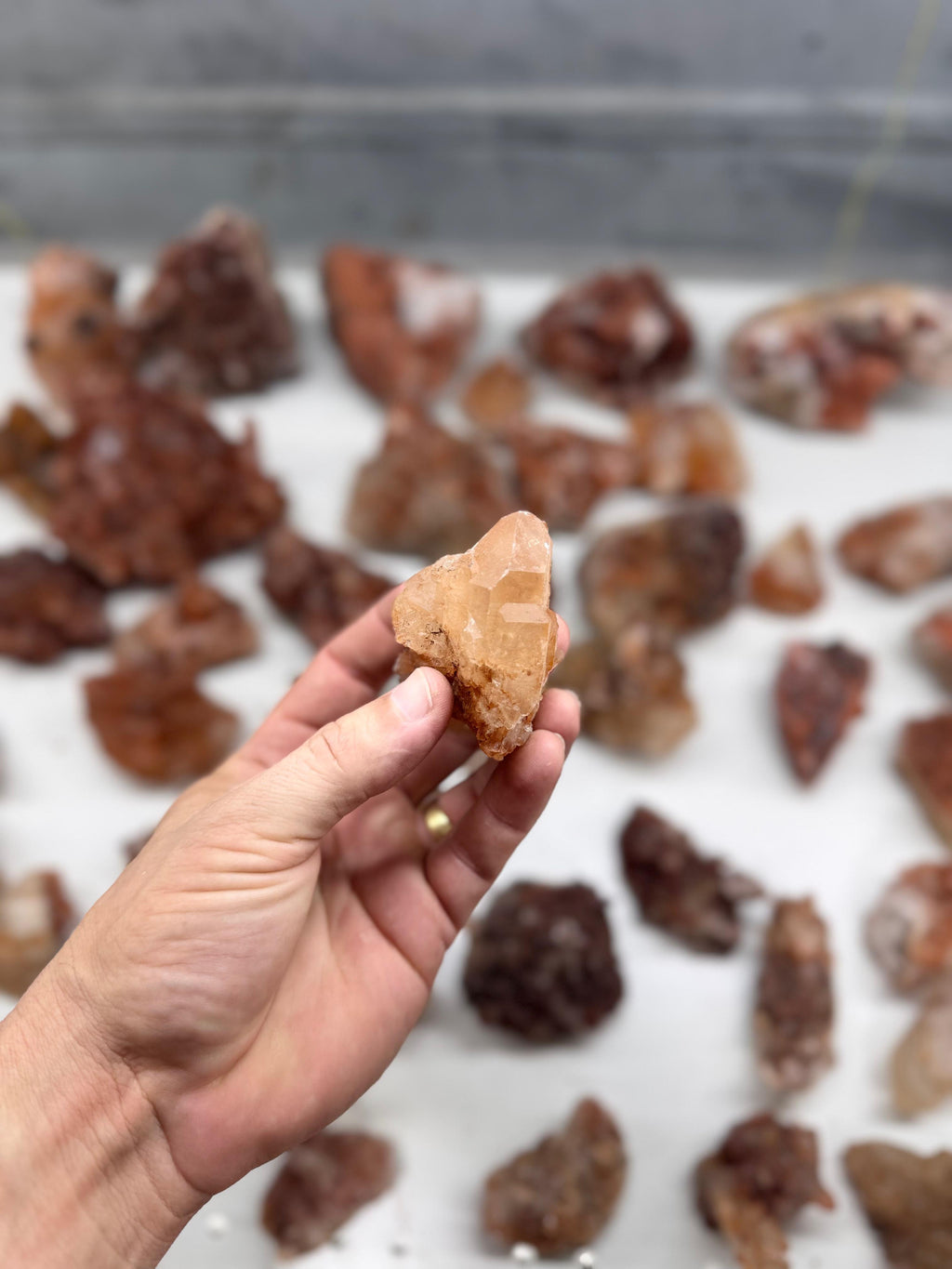 Tangerine quartz