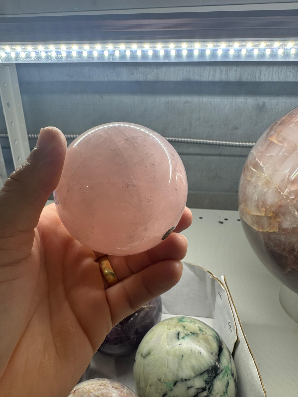 Mixed Crystal Spheres