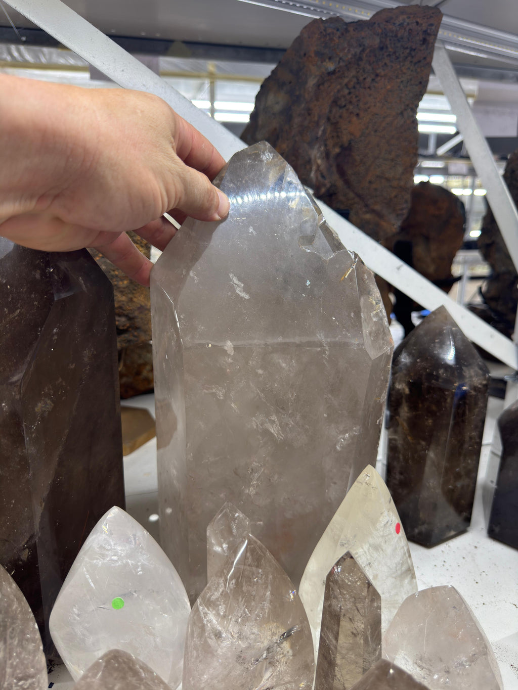 Smoky and Clear Quartz (Flames, Towers and Free forms )
