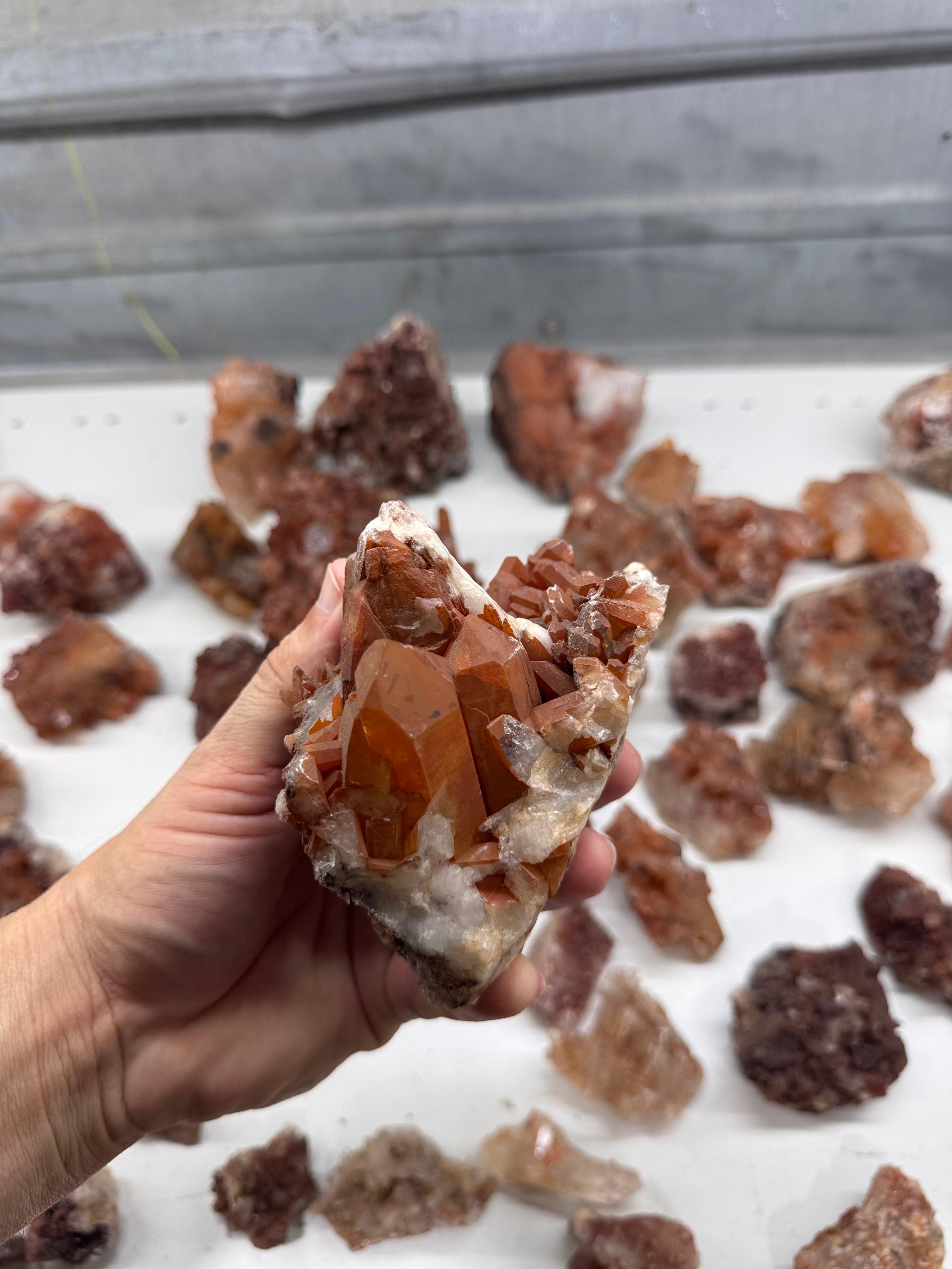 Tangerine quartz