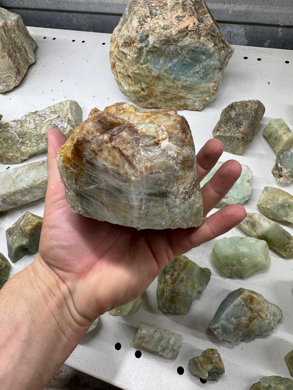 Rough Aquamarine