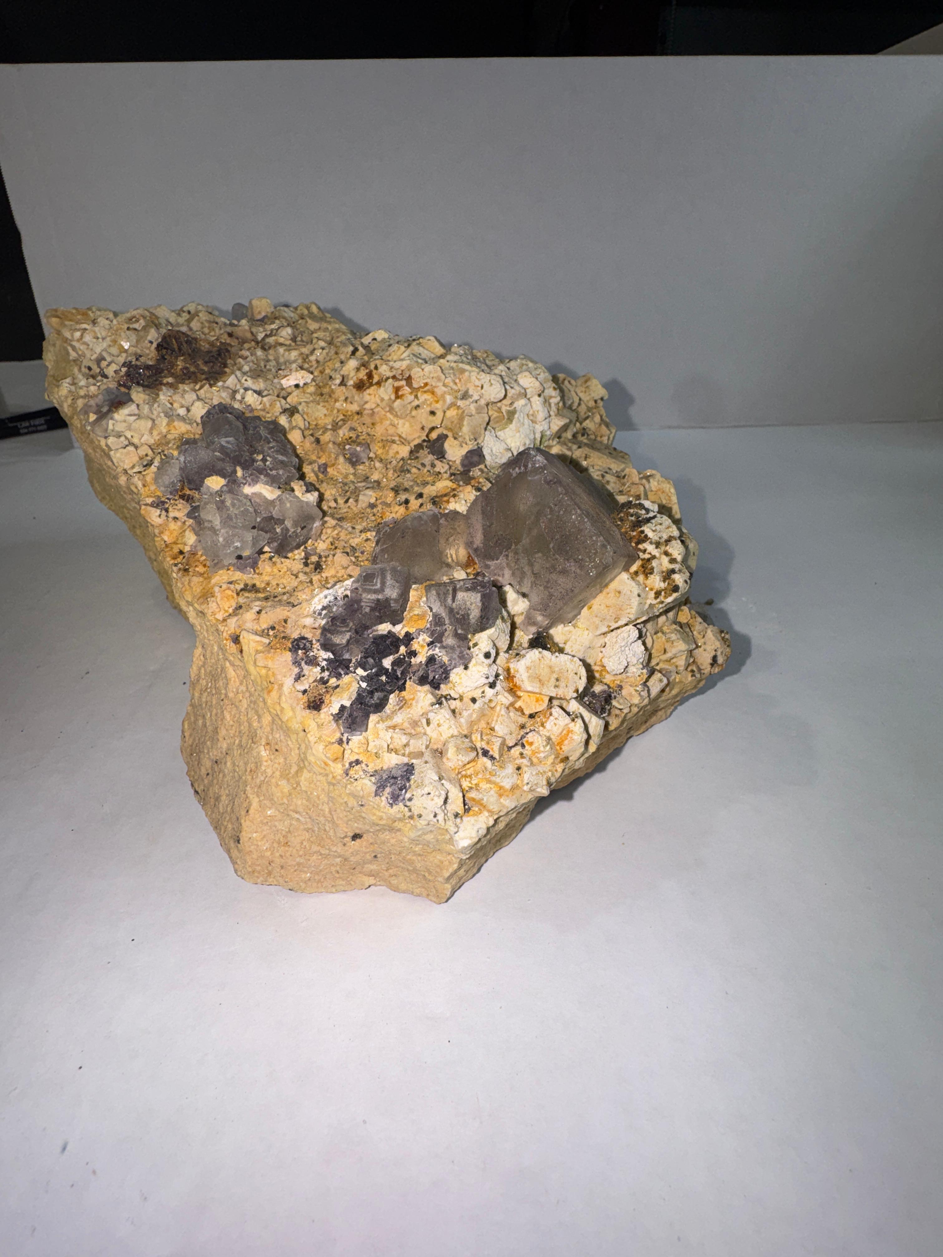 Fluorite on Matrix