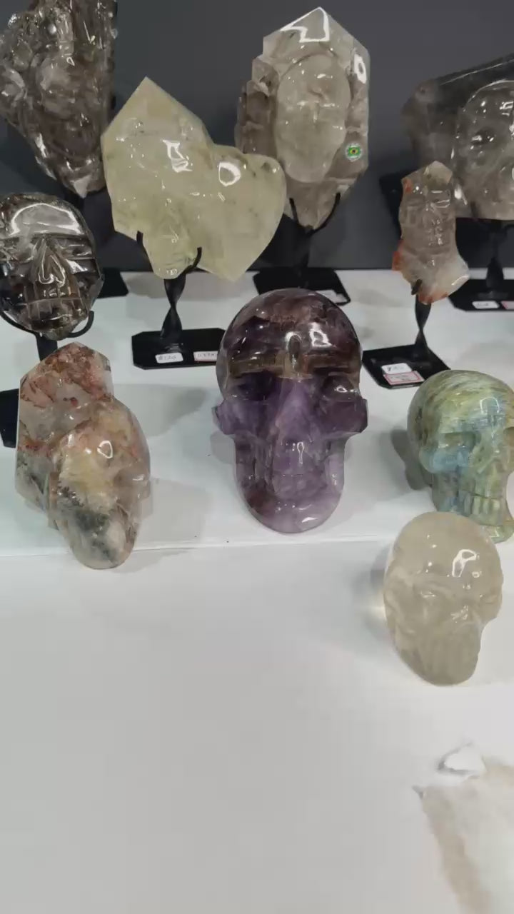 Small Mixed Crystal Skulls-Huge selection in Stock (Click here)