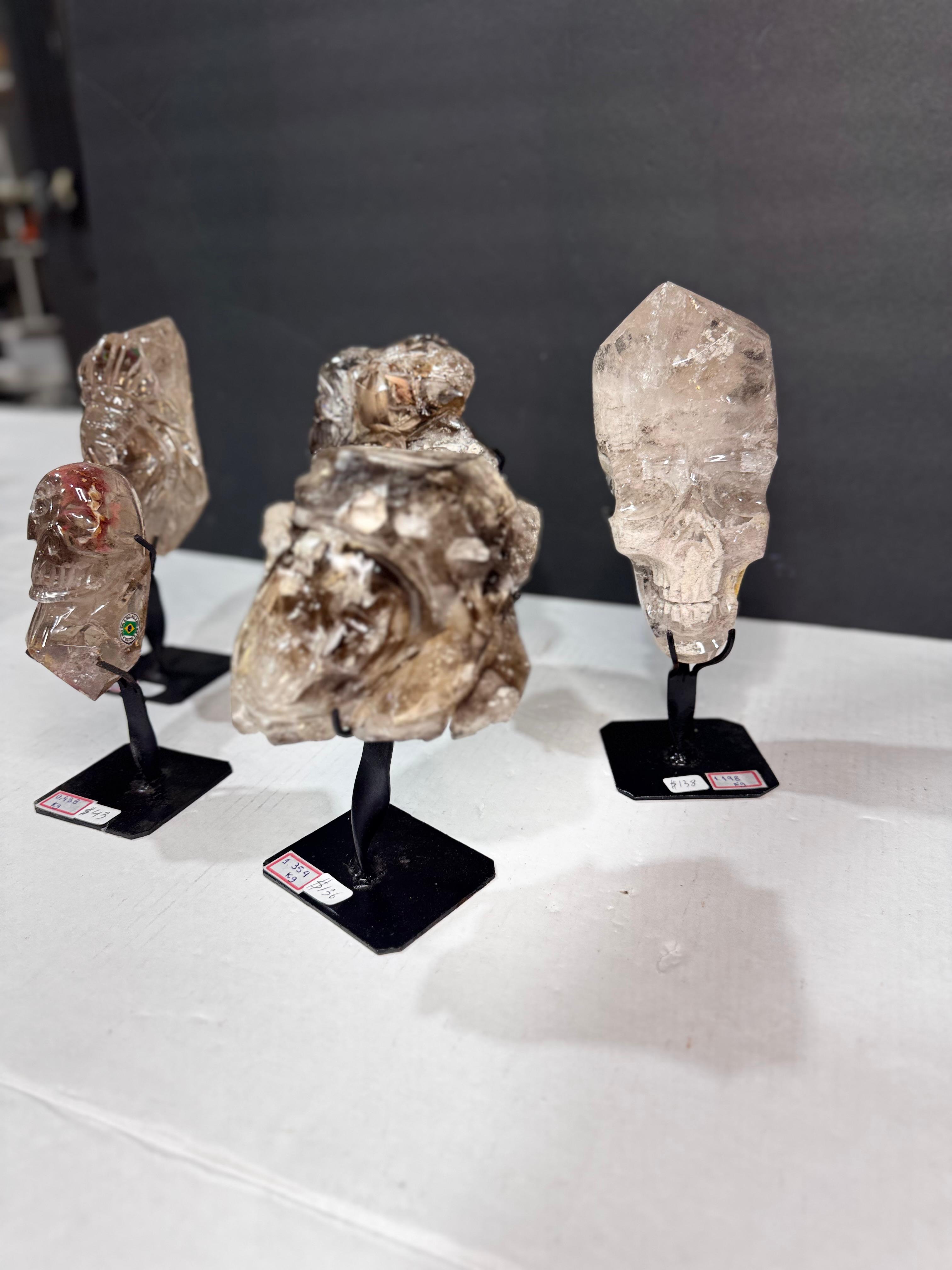 Small Mixed Crystal Skulls-Huge selection in Stock (Click here)