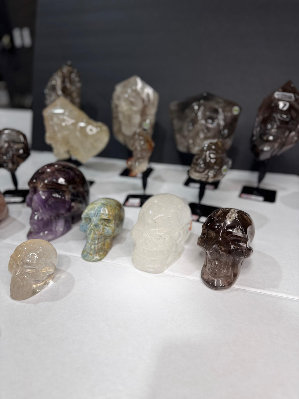 Small Mixed Crystal Skulls-Huge selection in Stock (Click here)