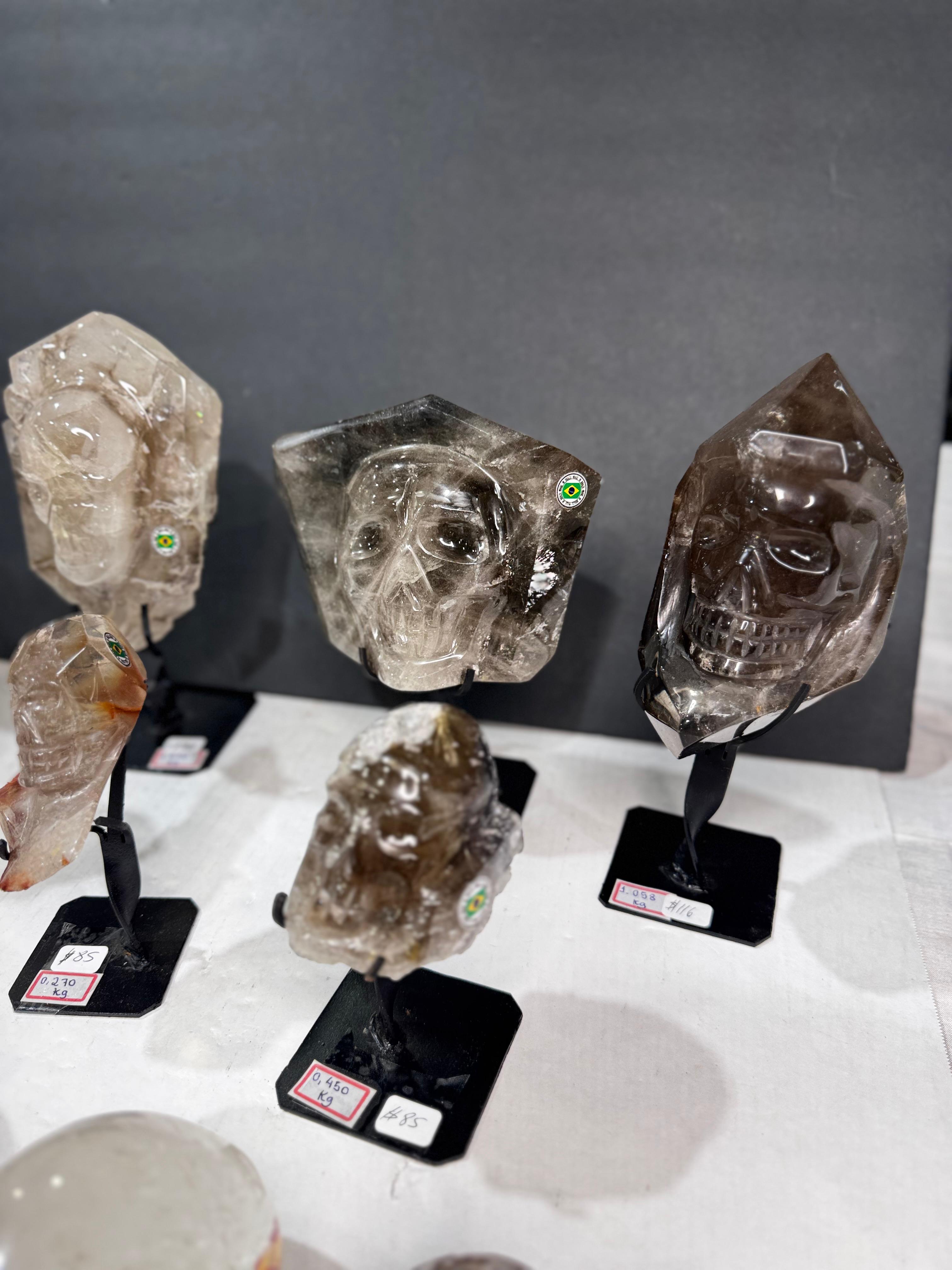 Small Mixed Crystal Skulls-Huge selection in Stock (Click here)