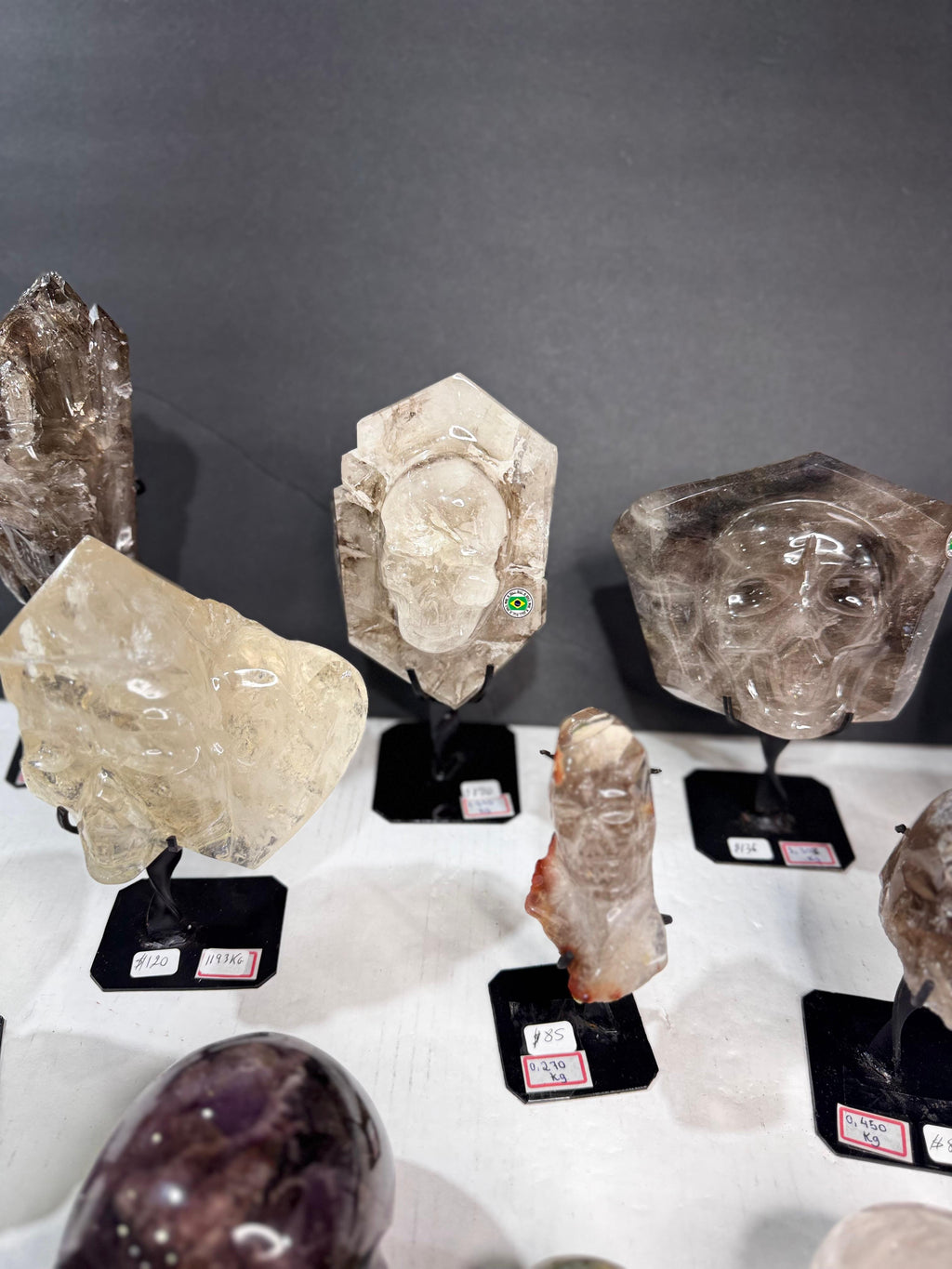Small Mixed Crystal Skulls-Huge selection in Stock (Click here)