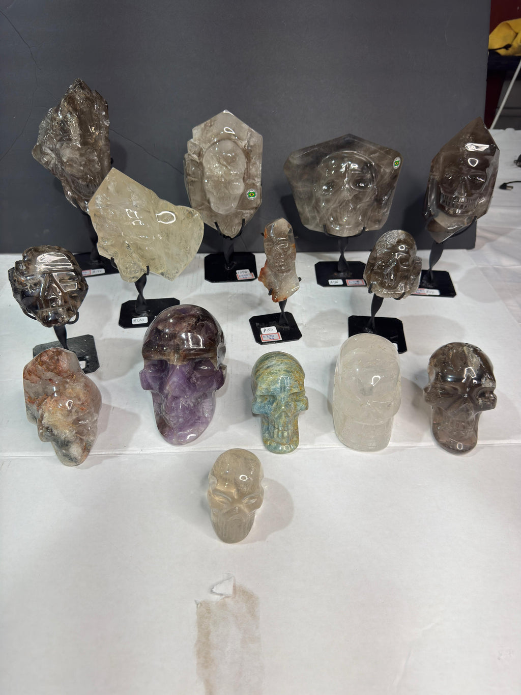 Small Mixed Crystal Skulls-Huge selection in Stock (Click here)