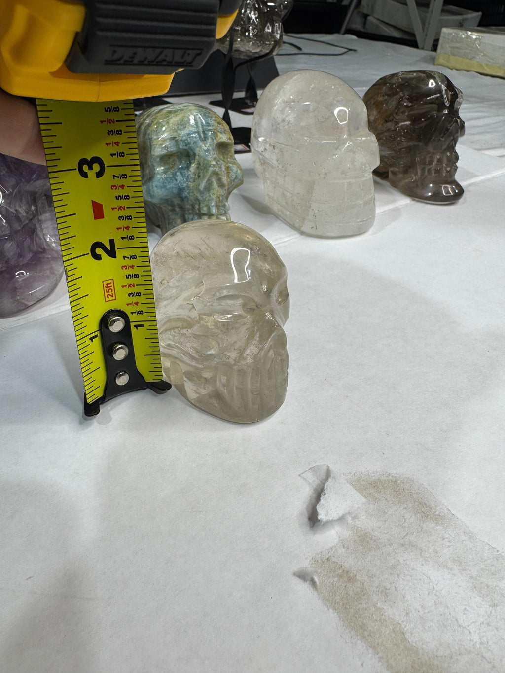 Small Mixed Crystal Skulls-Huge selection in Stock (Click here)
